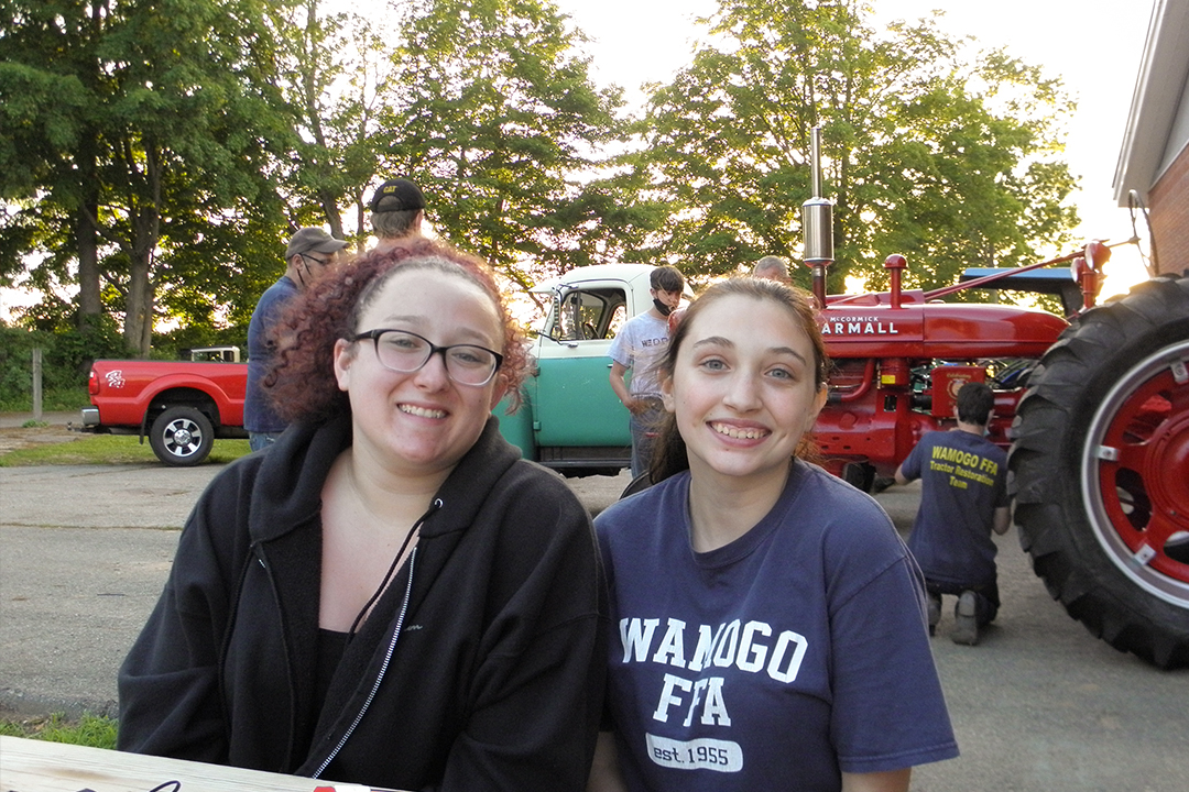 Seniors Zoey Brunelle and Valeri LeDuc described their experience restoring a tractor and learning about much more than machinery.