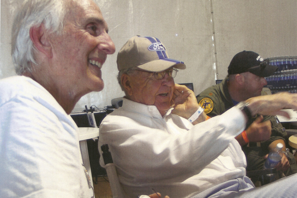 Harvey Siegel with Carol Shelby at VIRginia International Raceway.