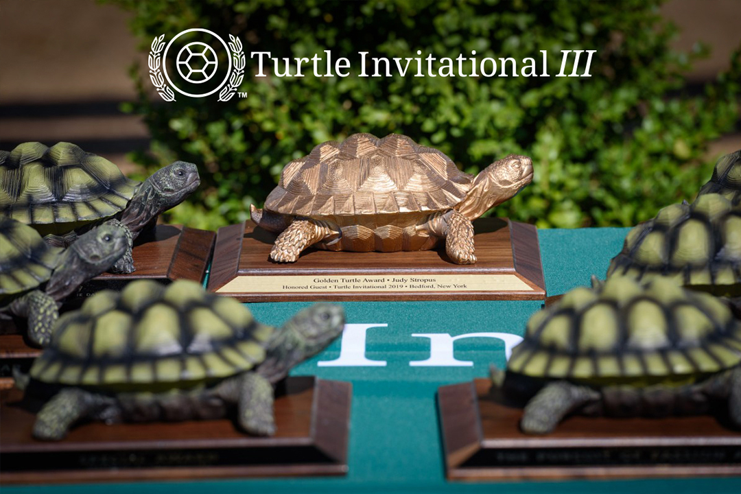 The Turtle Invitational tophies.