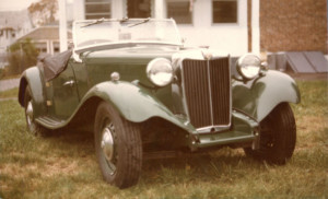 An MG TG restored by Kent Bain.