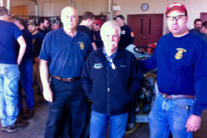 Wayne Carini visited the Wamogo FFA Tractor Restoration Team.
