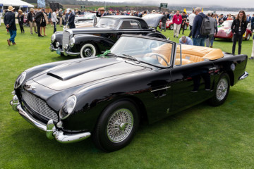 The Aston Martin DB5 took third in class at the Pebble Beach Concours d’Elegance.