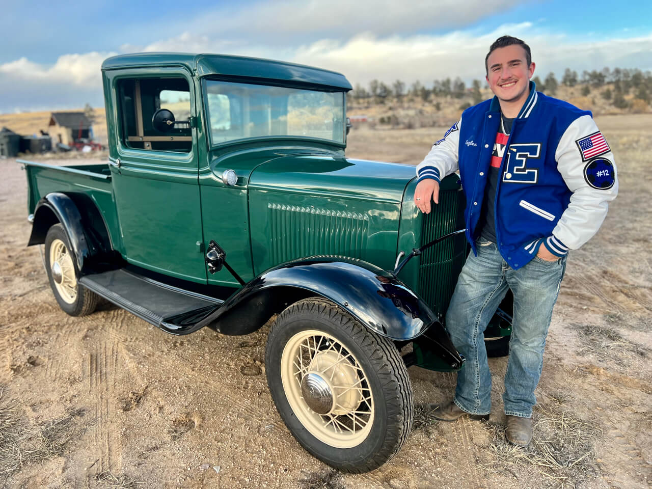 Piston Scholar Mory Hummell has his sights set on being part of the car restoration world after graduating from WyoTech